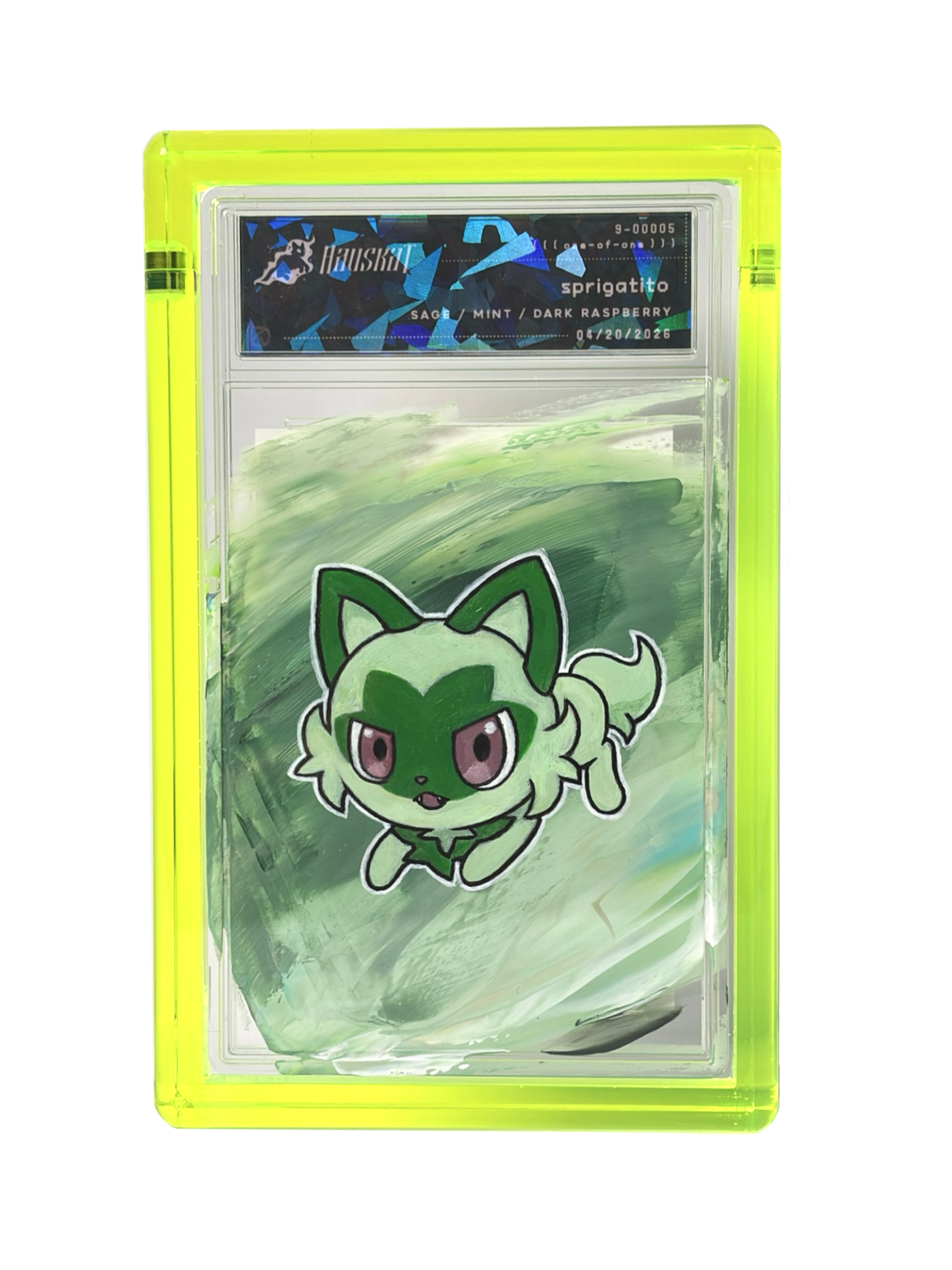 SPRIGATITO HAND-PAINTED ART CARD