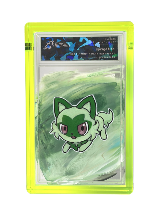 SPRIGATITO HAND-PAINTED ART CARD