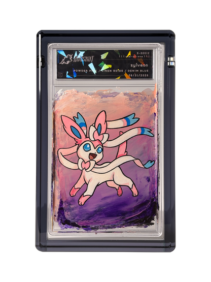 SYLVEON HAND-PAINTED ART CARD