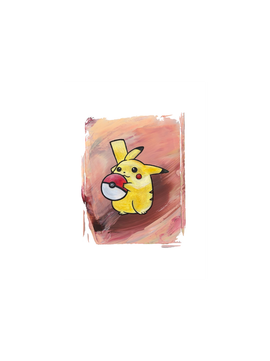 PIKACHU ART CARD PRINT