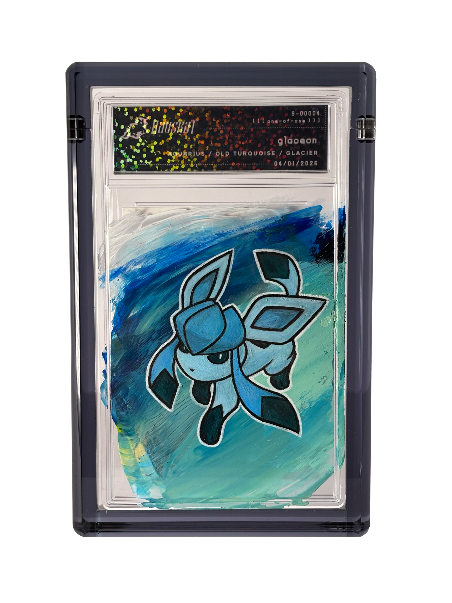 GLACEON HAND-PAINTED ART CARD