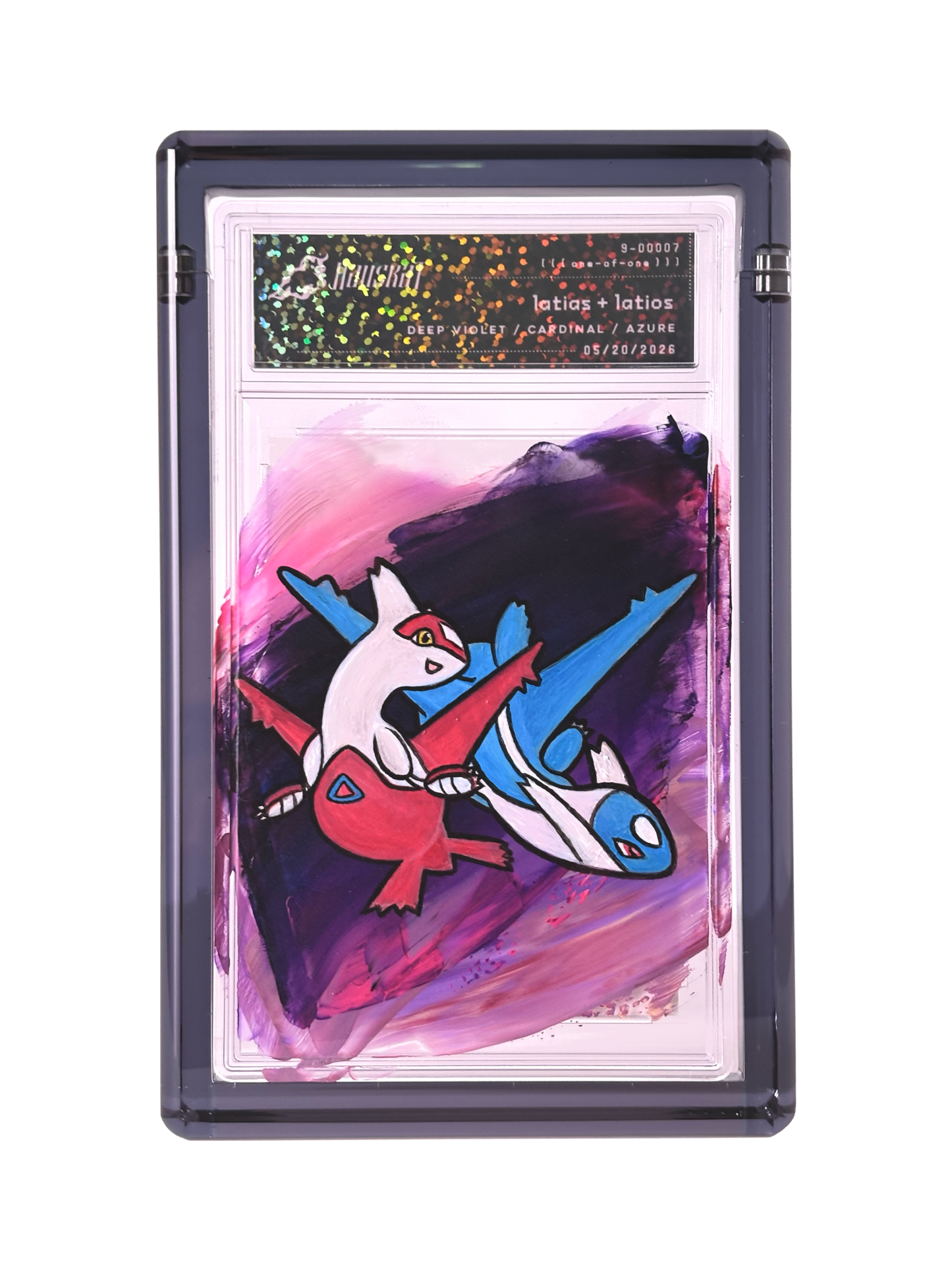 LATIAS + LATIOS HAND-PAINTED ART CARD